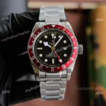 Vintage Tudor Black Bay GMT Red Bezel Stainless Steel 41mm Replica Watch